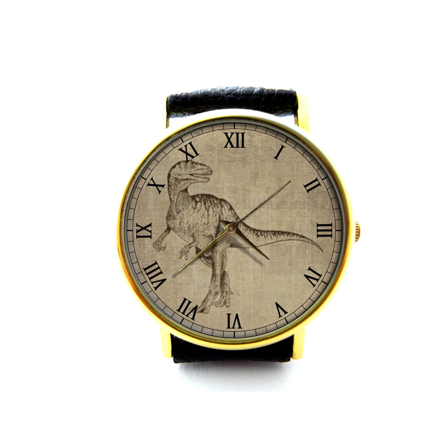 Dinosaur Leather Watch, T-Rex Watch, Unisex Watch, Ladies Watch, Mens Watch