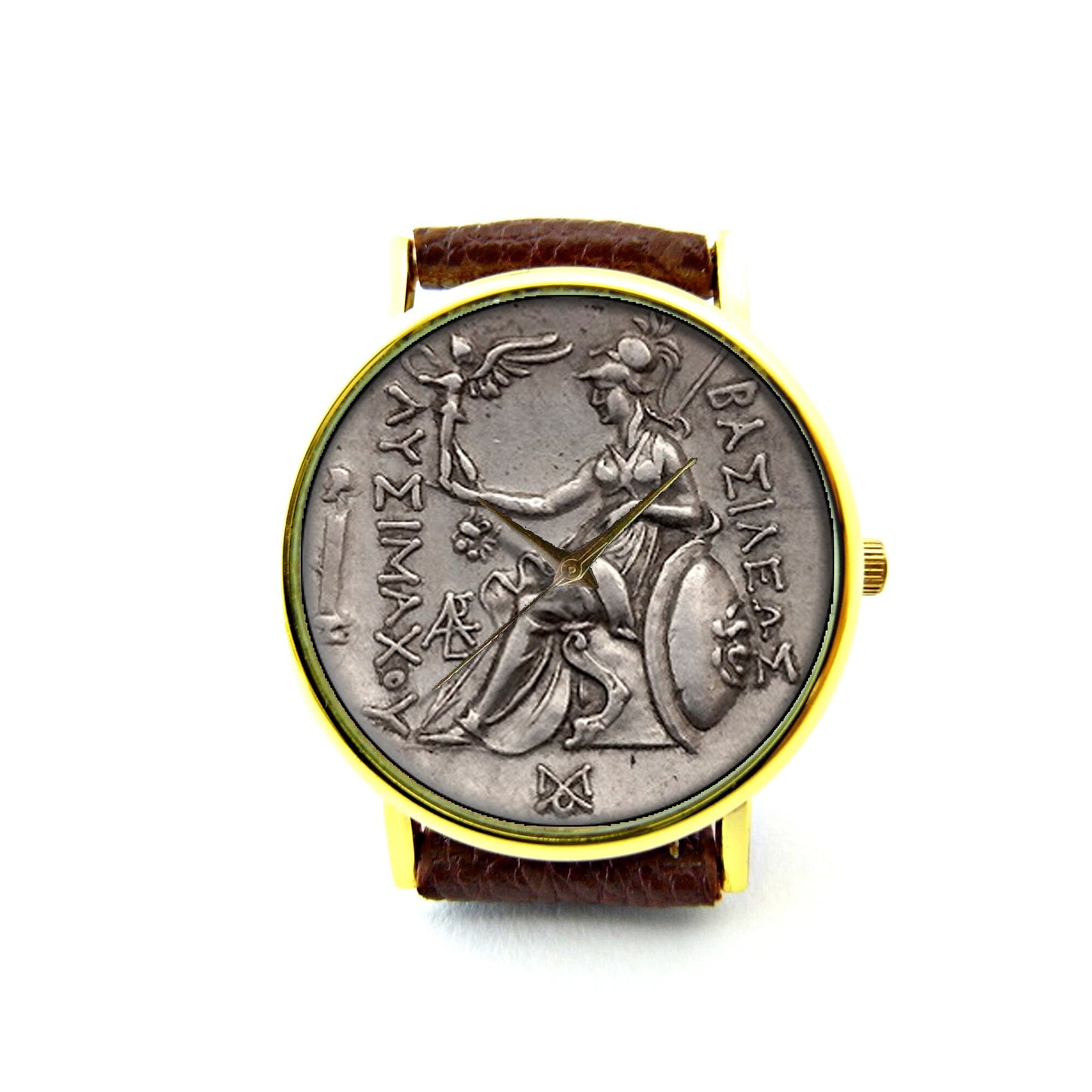 Antique Coin Leather Watch, Ancient Coin, Old Coin, Unisex Watch, Ladies Watch, Mens Watch, Coin Jewelry, Pattern 3