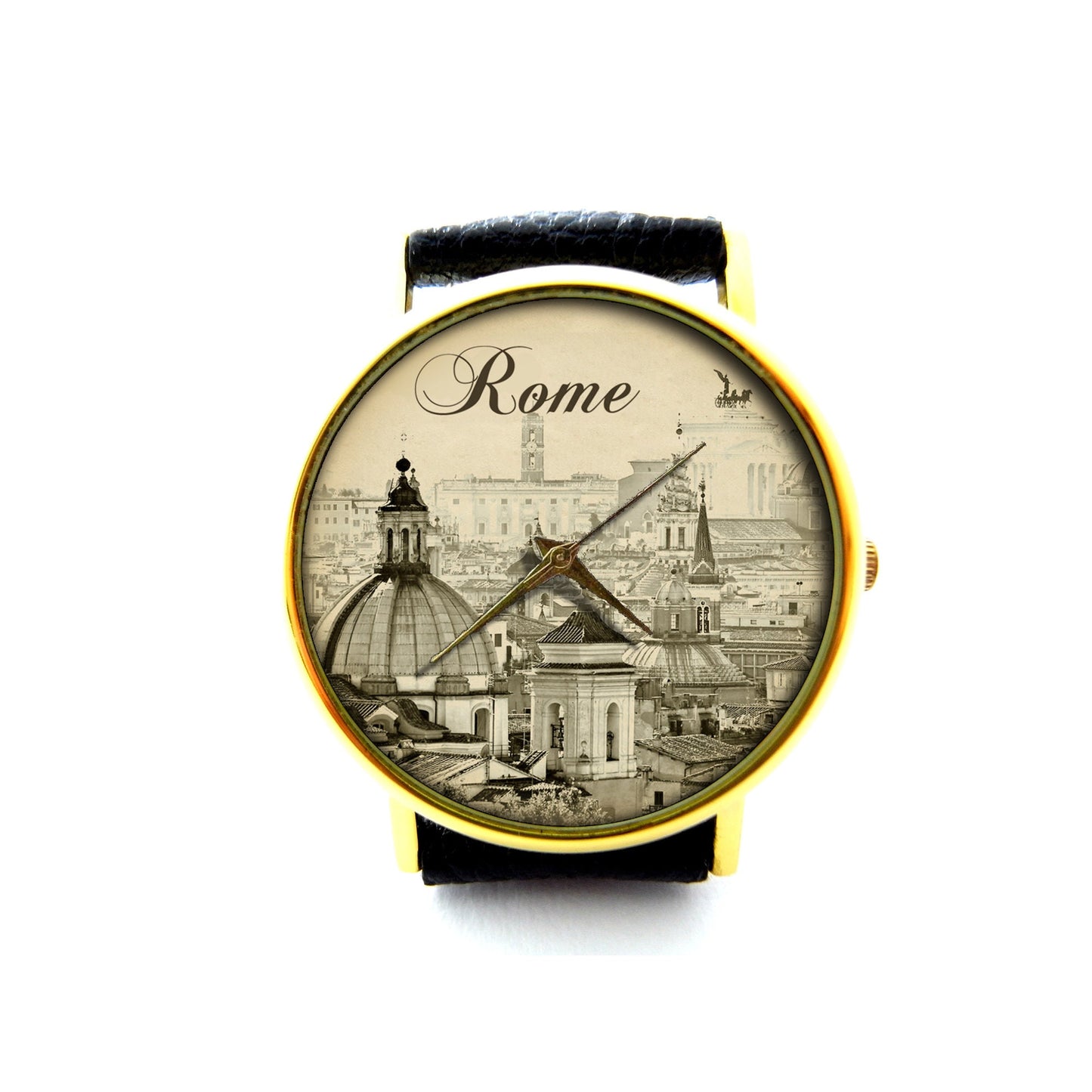 Rome Leather Watch, City Leather Watch, Rome Accessory, Ladies Watch, Mens Watch, Unisex Watch, Rome Jewelry