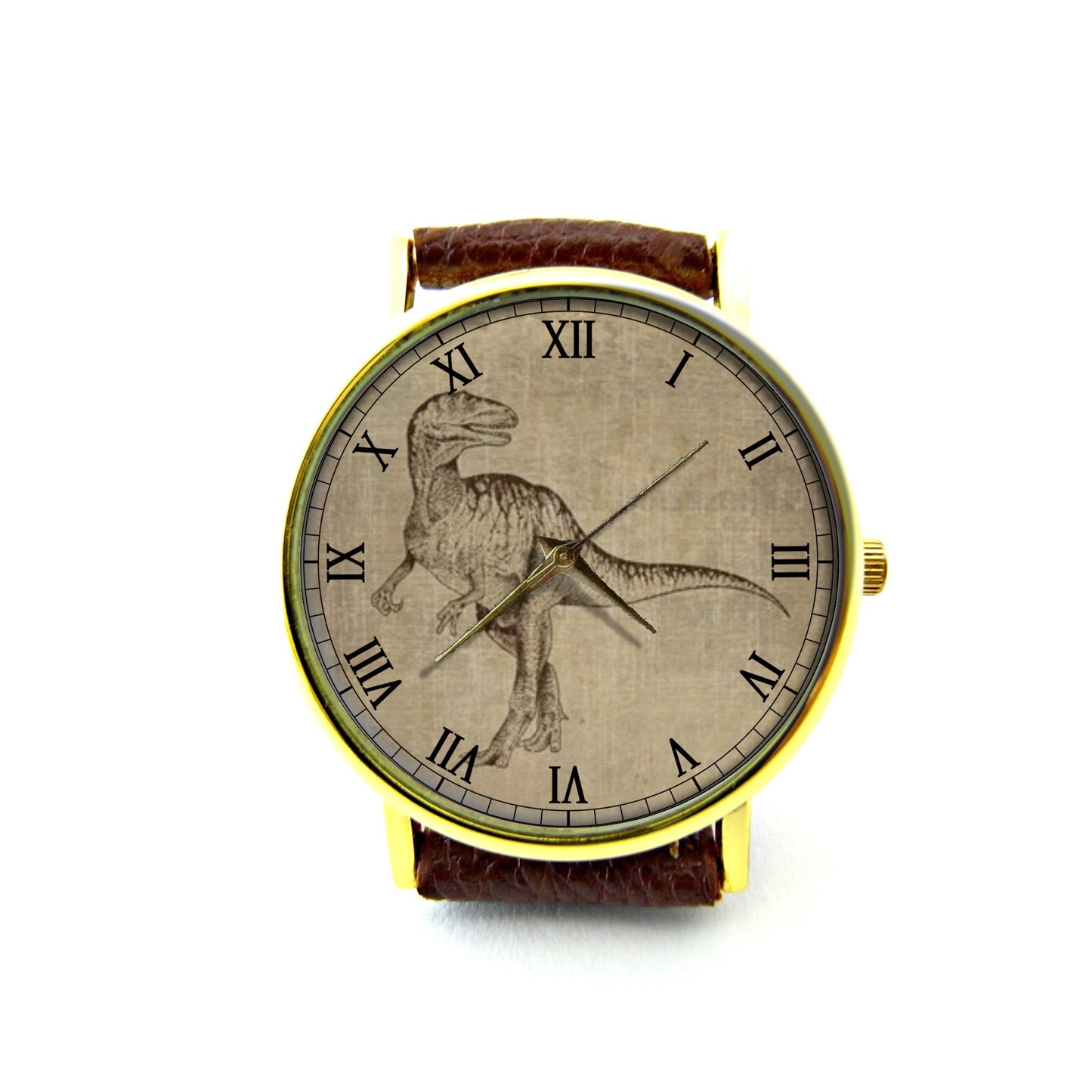 Dinosaur Leather Watch, T-Rex Watch, Unisex Watch, Ladies Watch, Mens Watch