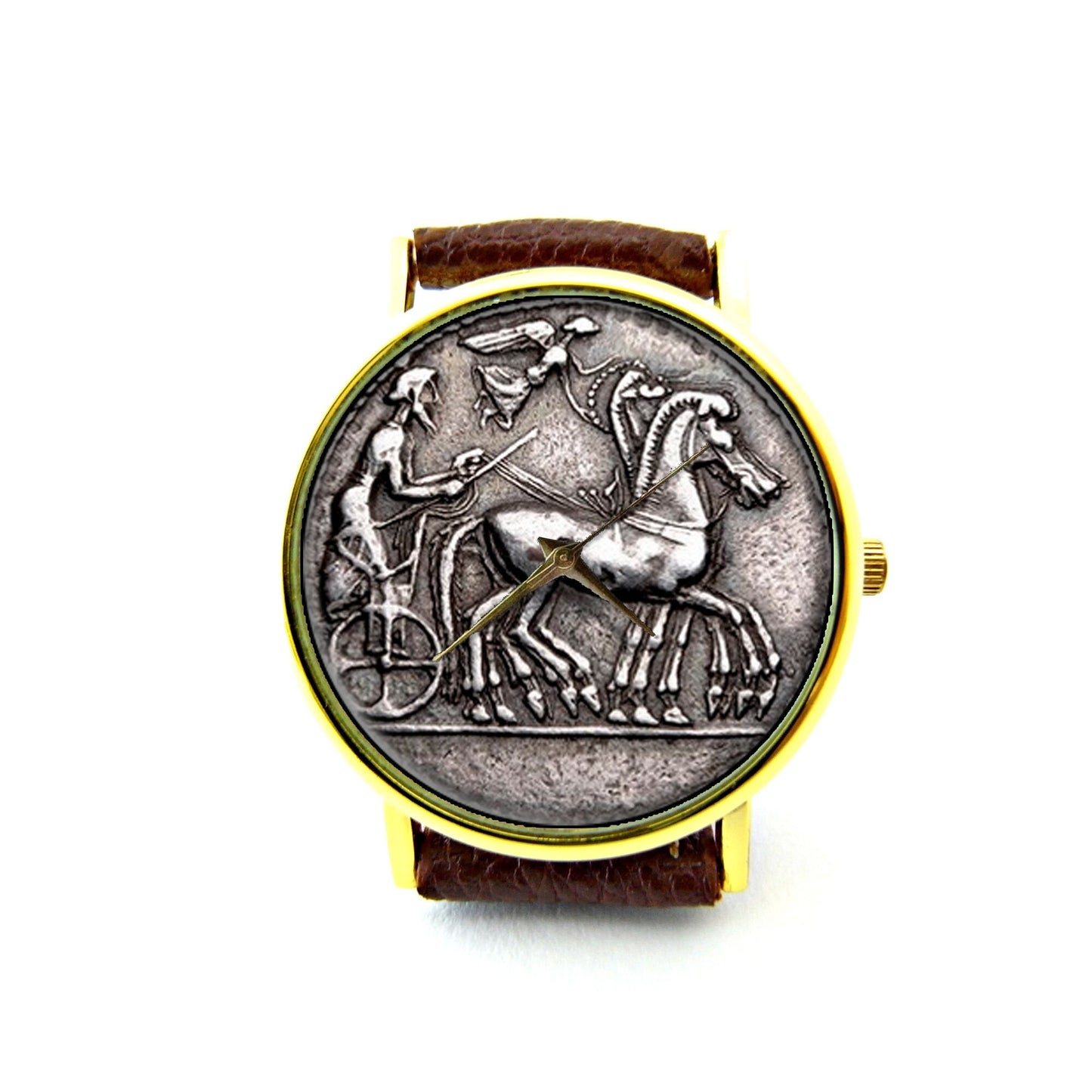 Antique Coin Leather Watch, Ancient Coin, Old Coin, Unisex Watch, Ladies Watch, Mens Watch, Coin Jewelry, Pattern 1