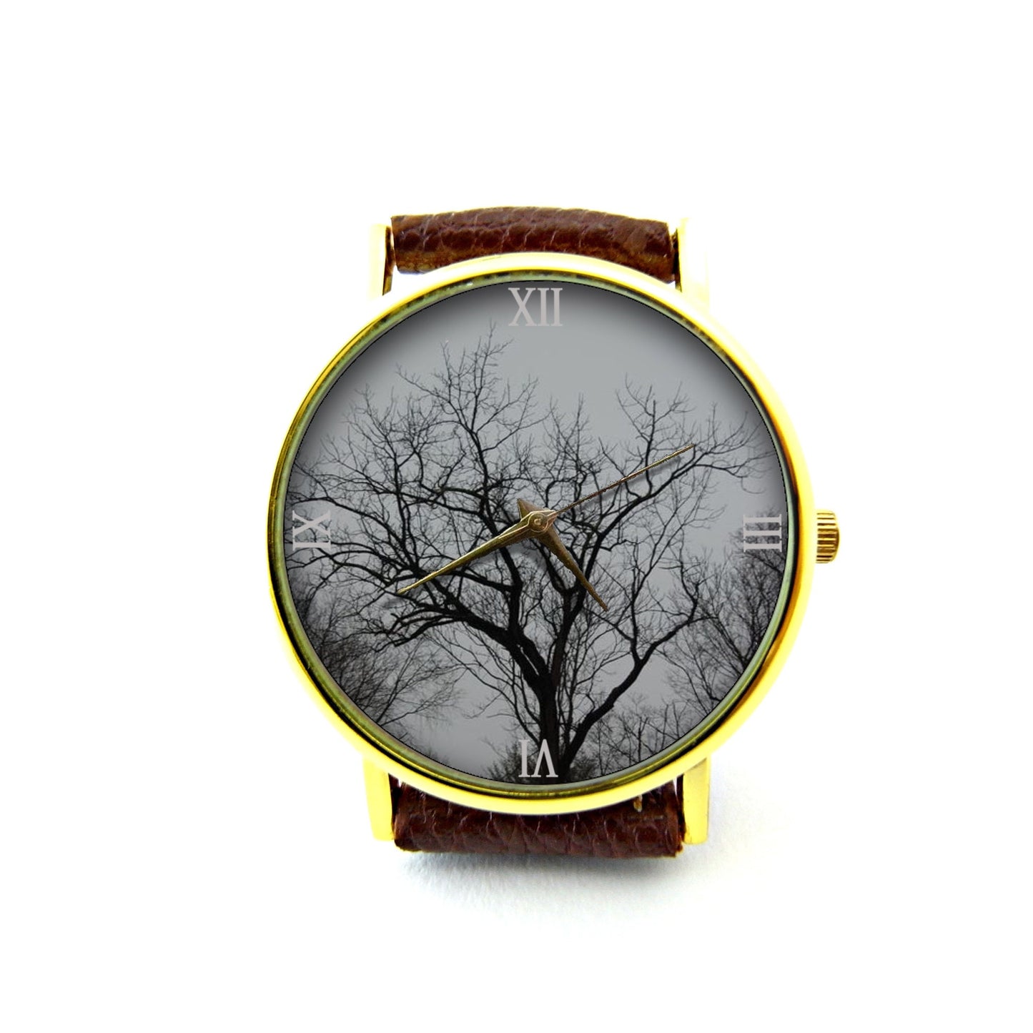 Dead Tree Leather Watch, Dead Tree Ladies Watch, Unisex Watch, Dead Tree Jewellery