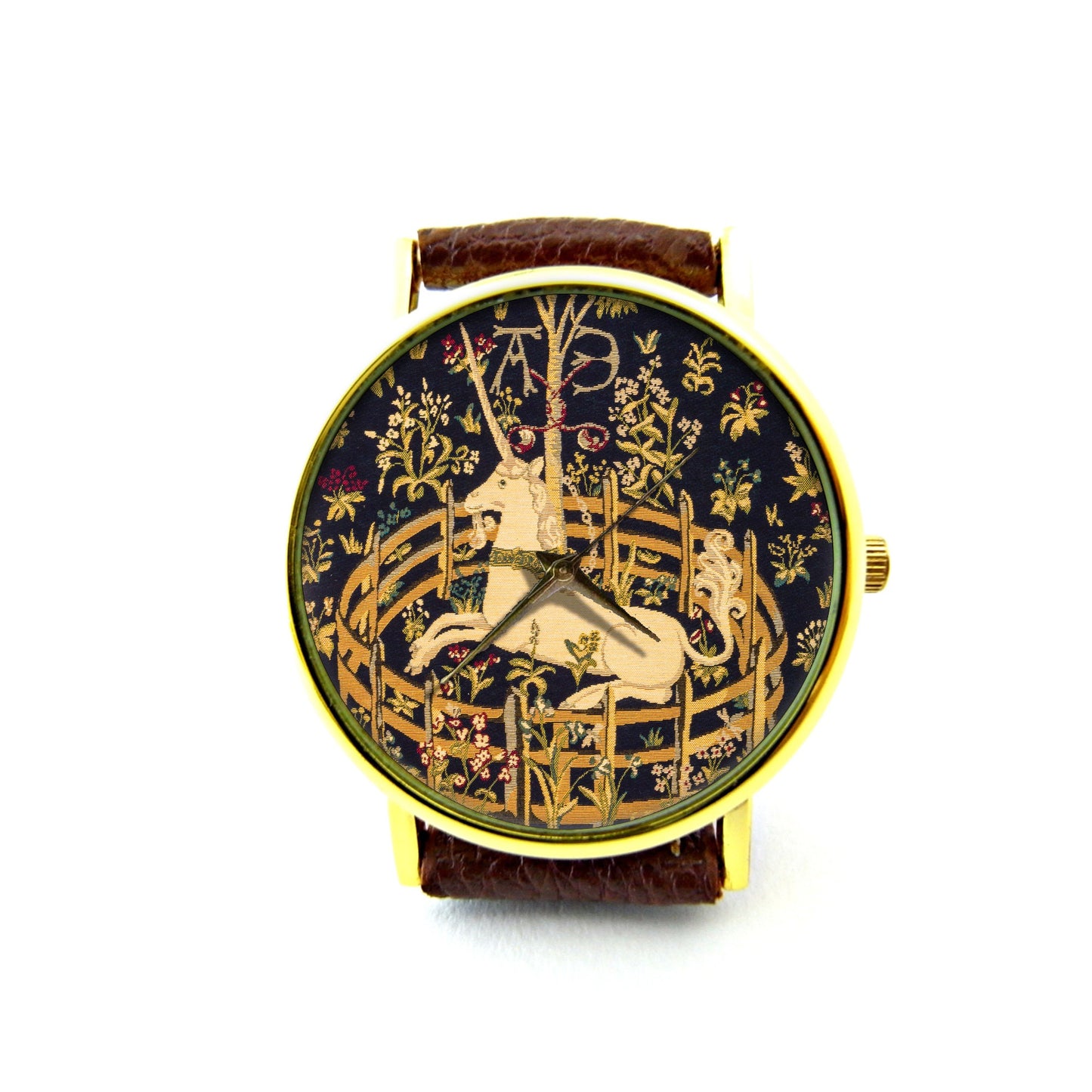 Unicorn in Captivity Leather Watch, Unicorn in Captivity Ladies Watch, Unisex Watch, Unicorn in Captivity Jewellery