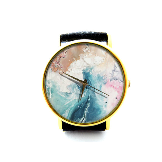 Colorful Leather Watch, Color Ladies Watch, Unisex Watch, Colorful Jewellery