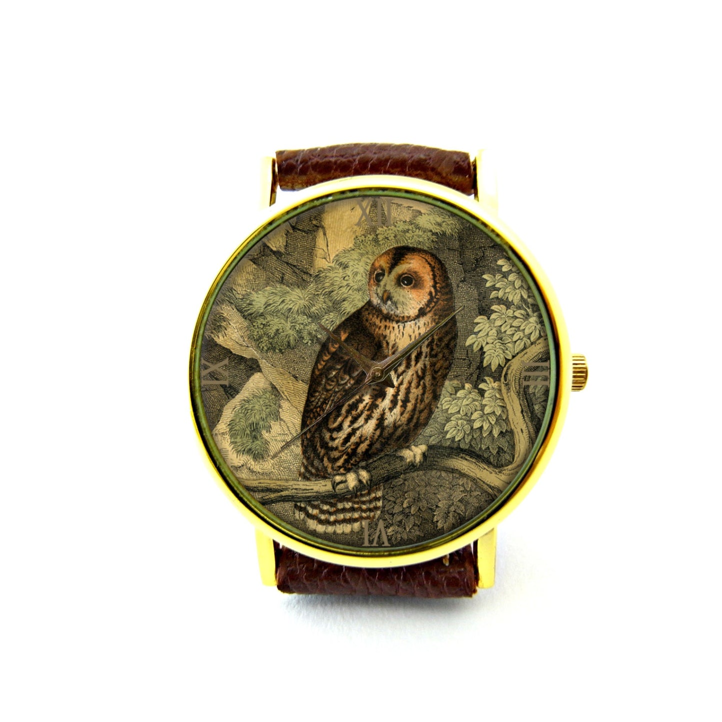 Owl Leather Watch, Owl Ladies Watch, Unisex Watch, Owl Jewellery