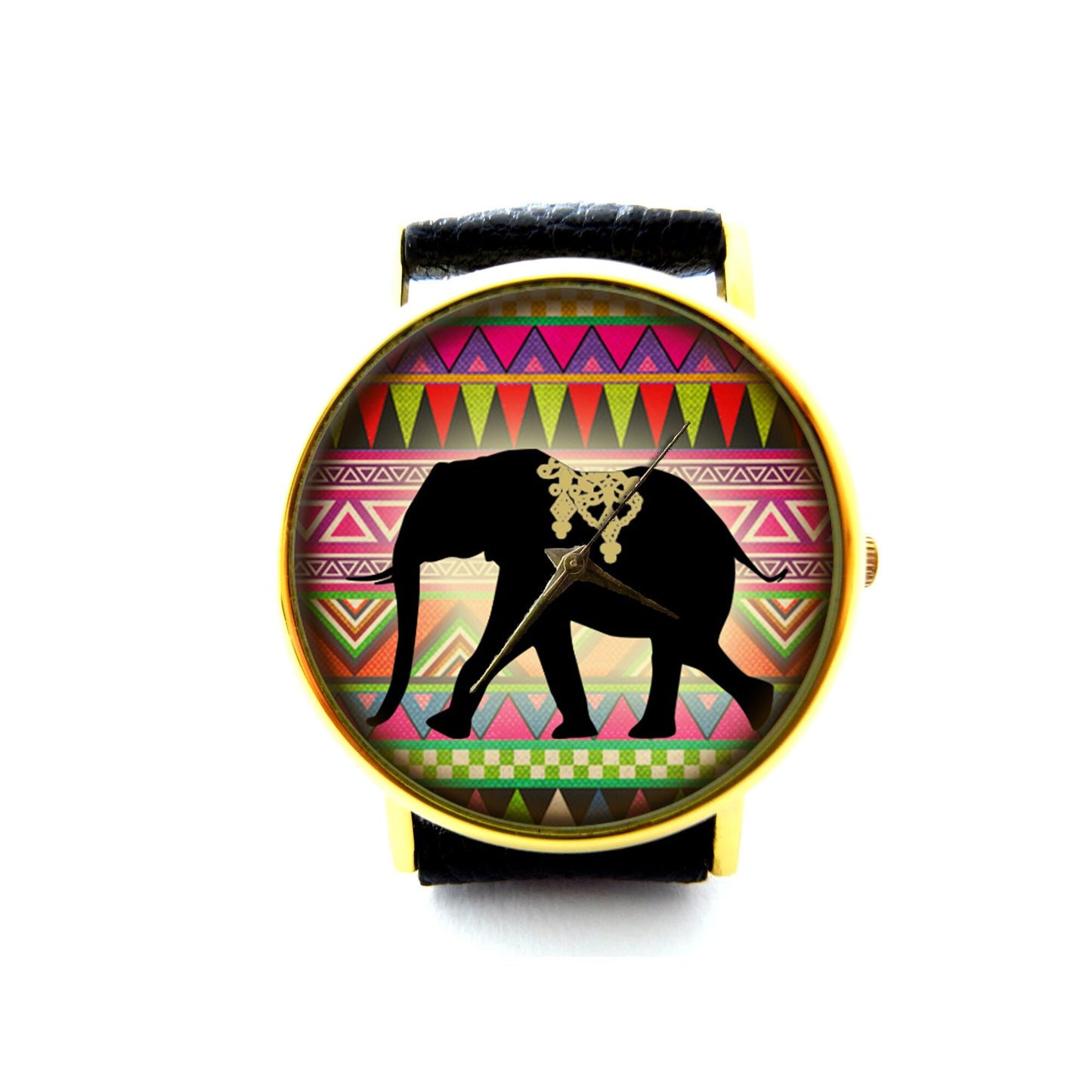 Elephant Leather Watch, Elephant Watch, Unisex Watch, Ladies Watch, Mens Watch, Elephant Jewelry