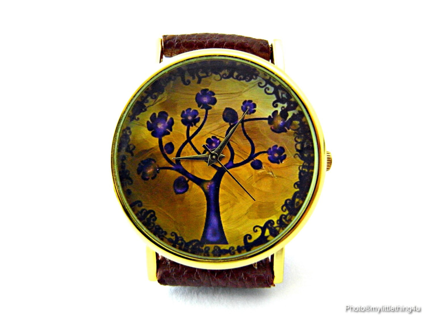 Tree Watch, Tree Of Life, Magic Tree, Unisex Watch, Ladies Watch, Mens Watch, Tree Jewelry, Personalized Watch, Pattern 8